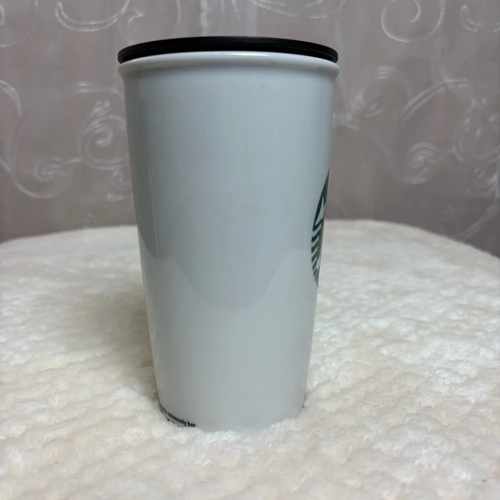 Starbucks Classic Double Wall Ceramic Hot Beverage Travel Tumbler